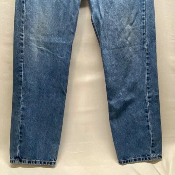 Levi's 505 Men's Blue Jeans 36x32 LEVI Strauss Reg Fit Straight Med. Wash Denim - Picture 3 of 13